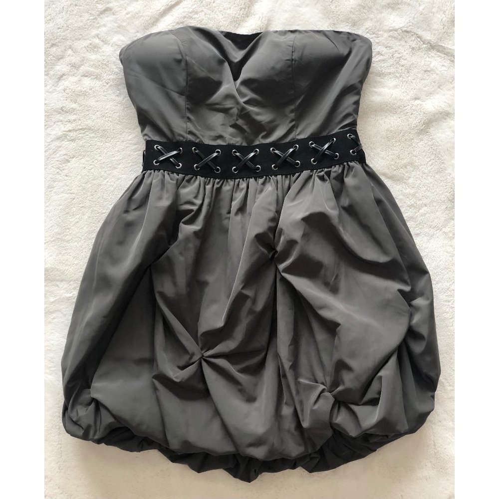 NWOT Forever 21 Green Strapless Bubble Mini Dress